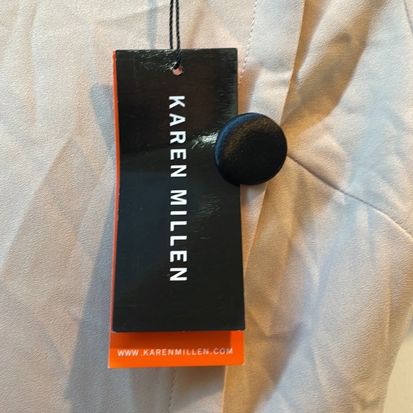 *Final Price* Karen Millen Cream/Tan Dress Sophisticated NWT Size 4 - Picture 6 of 9